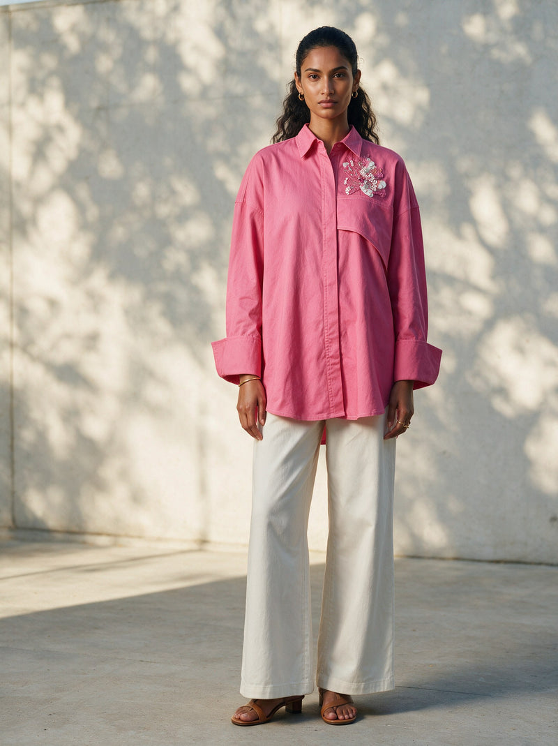 The Schiffli Co-ord — front, Pummy Walia