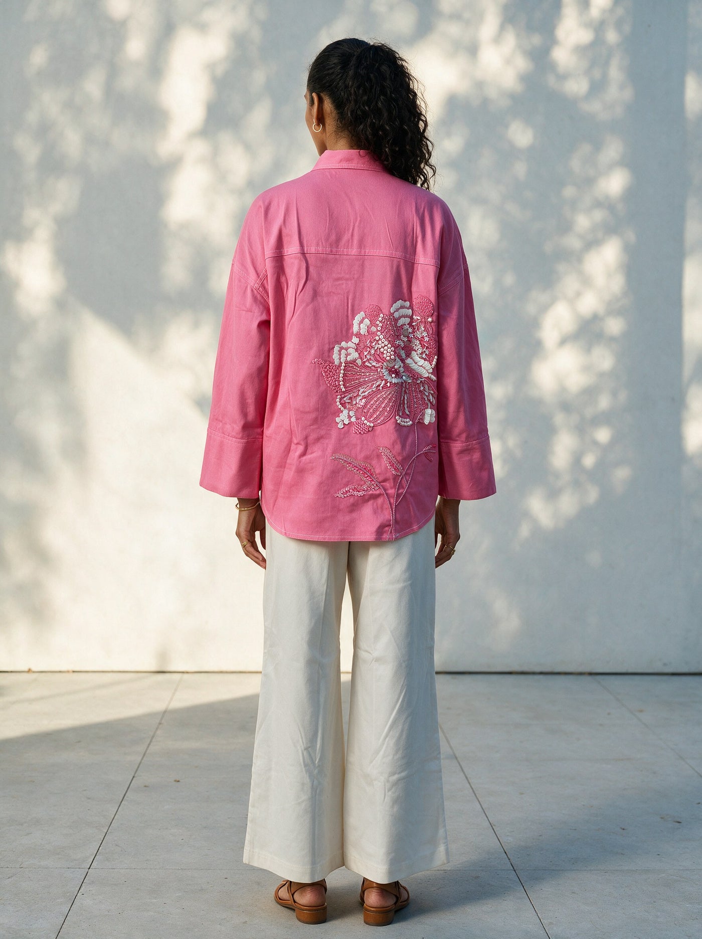 The Schiffli Co-ord — back, Pummy Walia