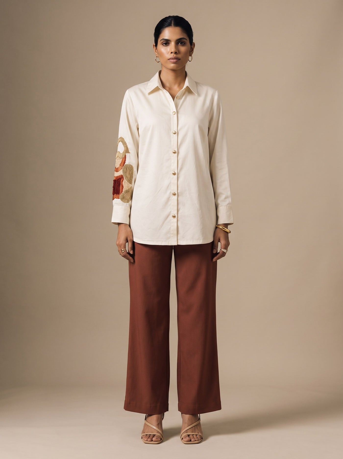 The Sunburst Sleeve Shirt — studio shot, Pummy Walia