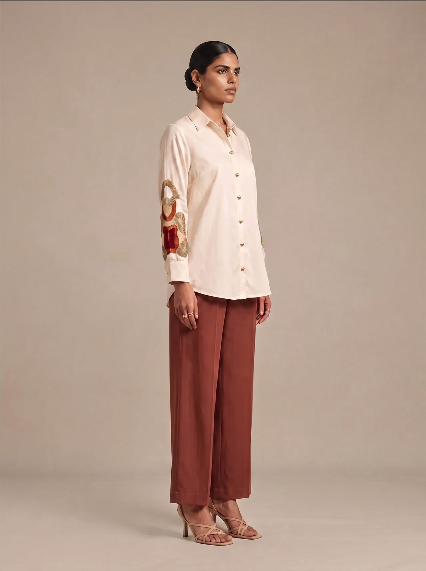 The Sunburst Sleeve Shirt — studio shot, Pummy Walia
