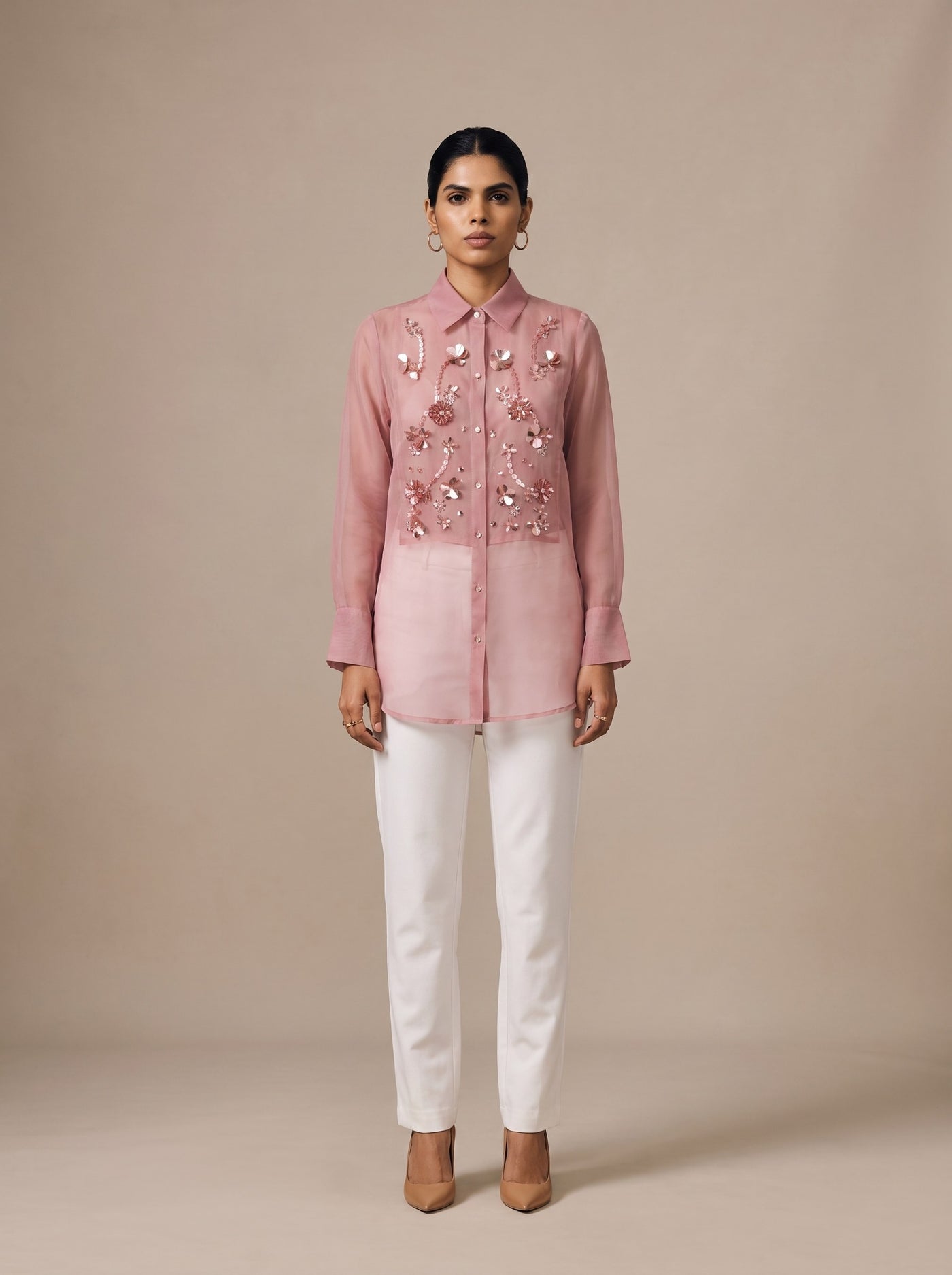 The Rose Blossom Shirt — studio shot, Pummy Walia
