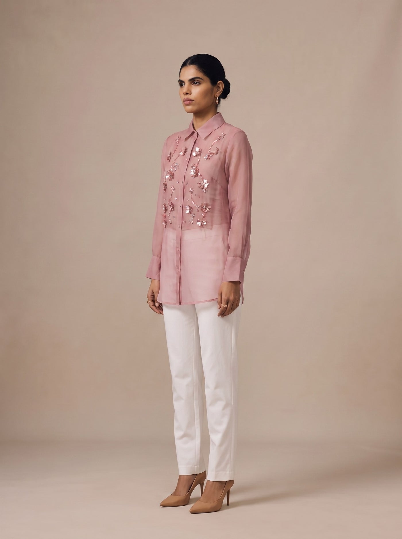 The Rose Blossom Shirt — studio shot, Pummy Walia