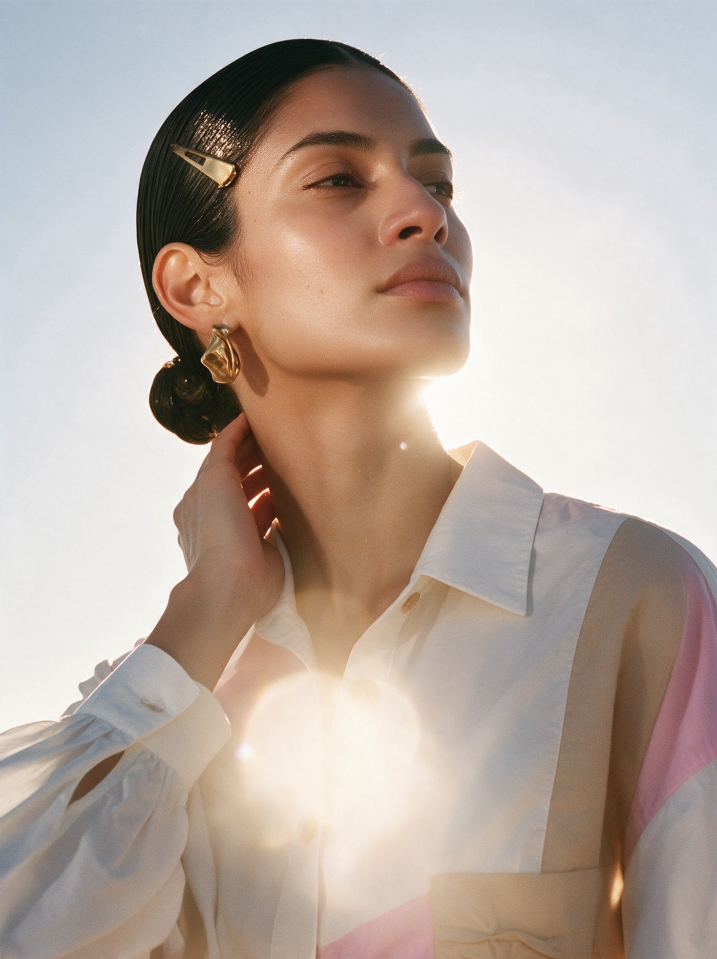 The Patchwork Pintuck Shirt — editorial, Pummy Walia