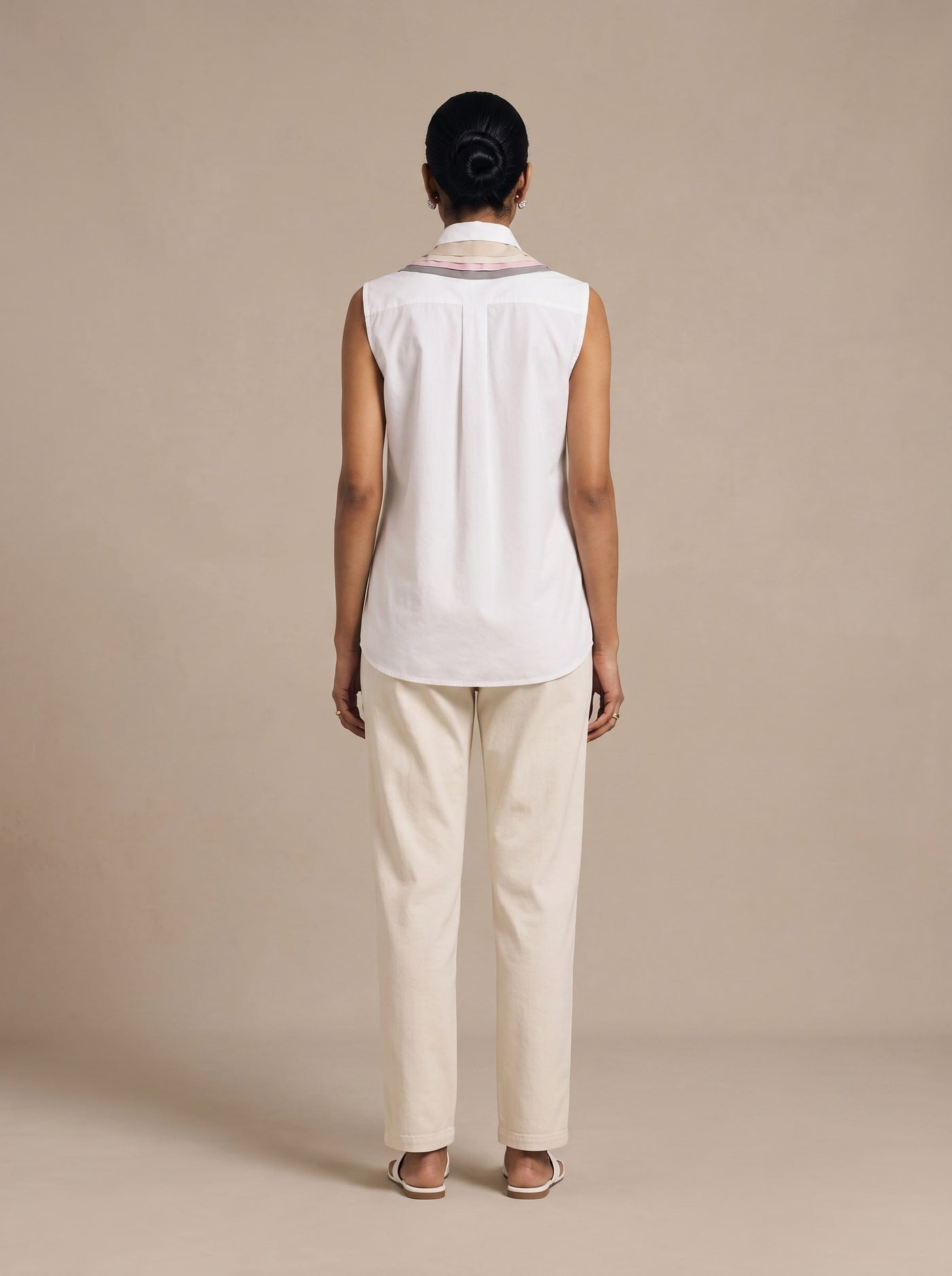 The Layered Collar Shirt — studio shot, Pummy Walia