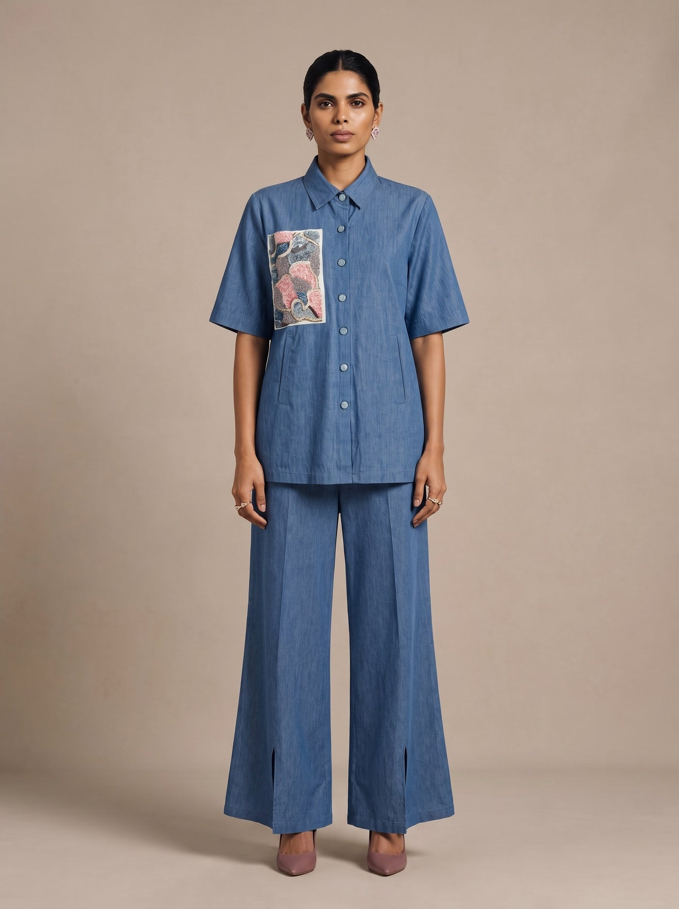 The Chambray Patch Set — studio shot, Pummy Walia