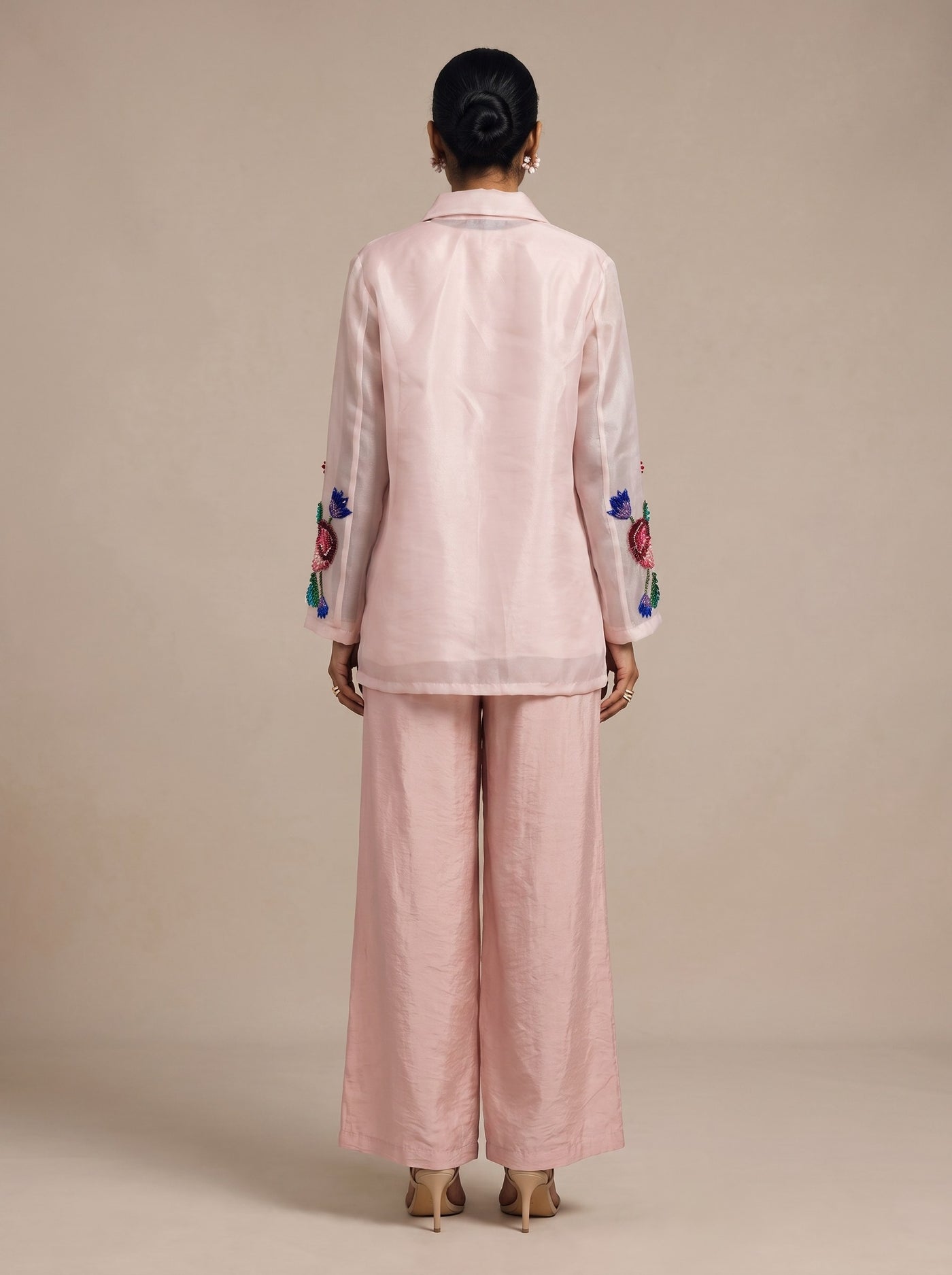 The Blush Organza Set — studio shot, Pummy Walia