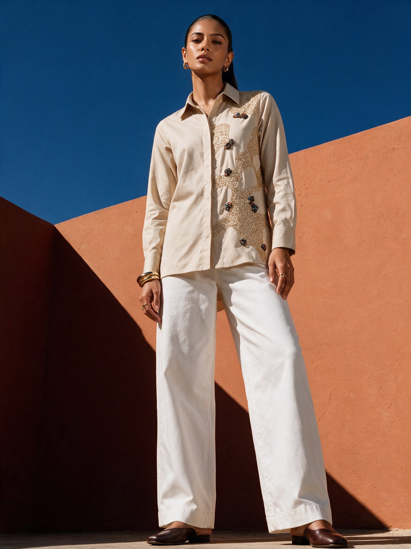 The Sand Vine Shirt — front, Pummy Walia