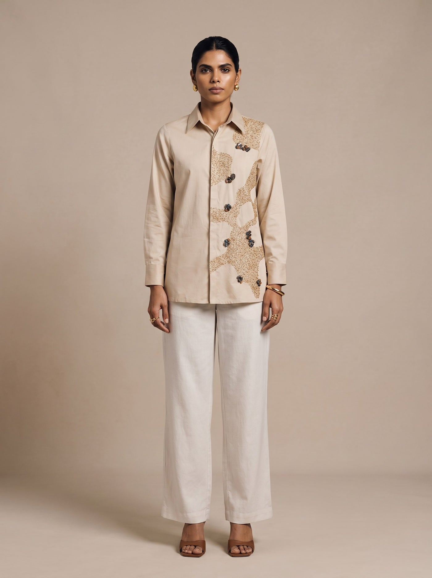 The Sand Vine Shirt — studio shot, Pummy Walia