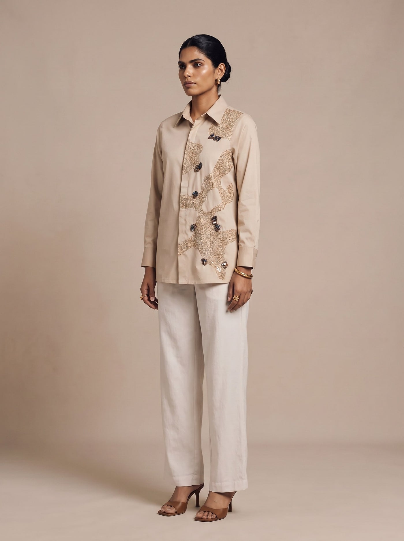 The Sand Vine Shirt — studio shot, Pummy Walia