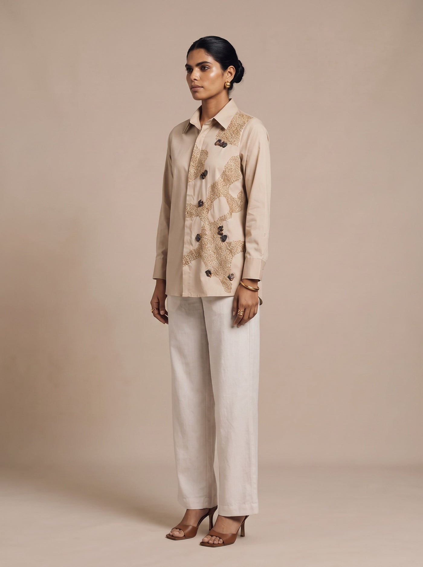 The Sand Vine Shirt — studio shot, Pummy Walia