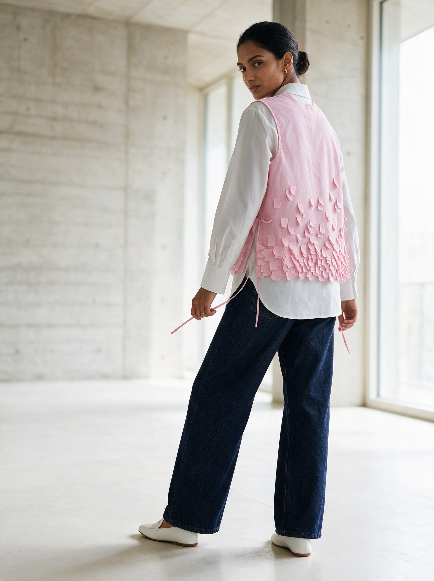 The Petal Tabard — back, Pummy Walia