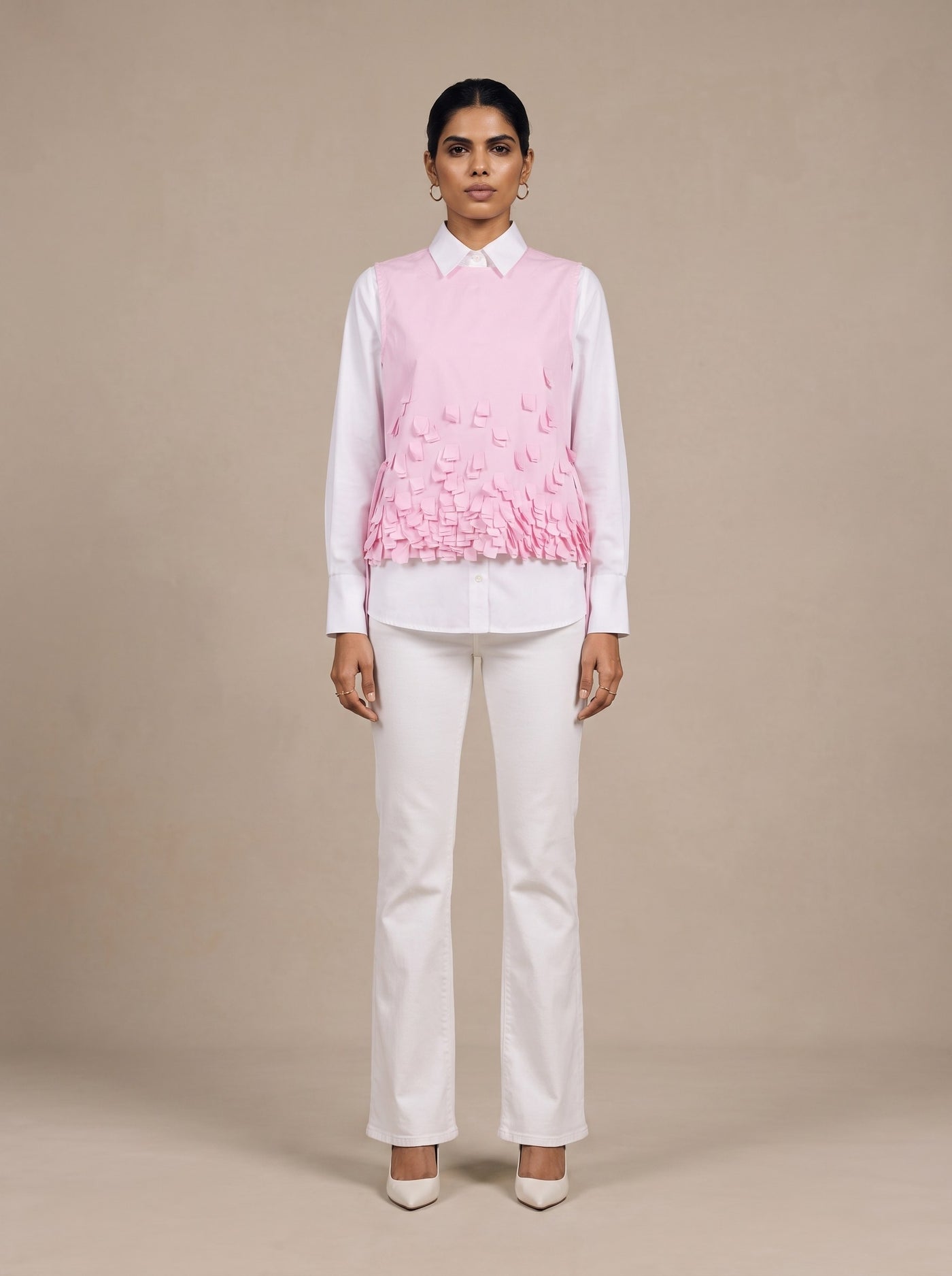 The Petal Tabard — studio shot, Pummy Walia