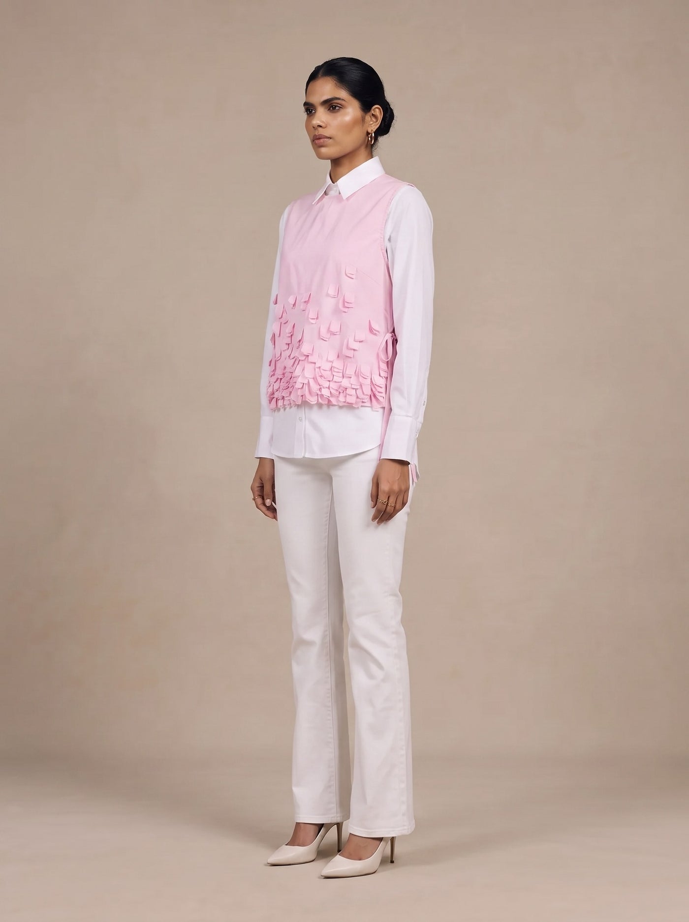 The Petal Tabard — studio shot, Pummy Walia