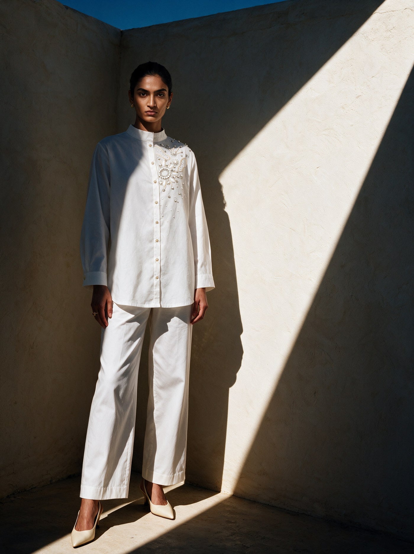 The Pearl Burst Shirt — front, Pummy Walia