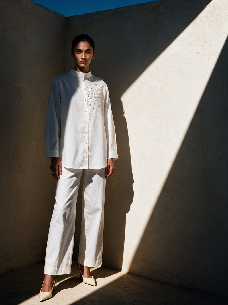The Pearl Burst Shirt — front, Pummy Walia