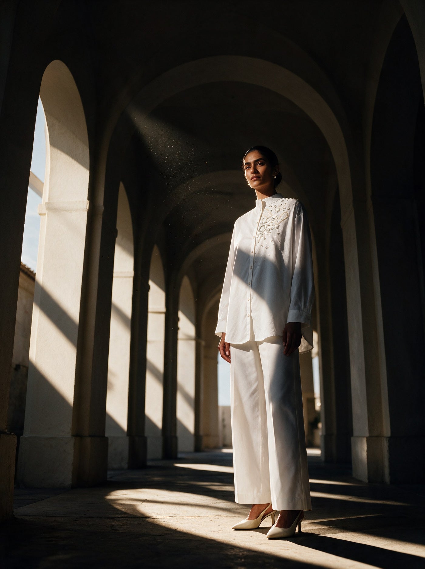 The Pearl Burst Shirt — editorial, Pummy Walia