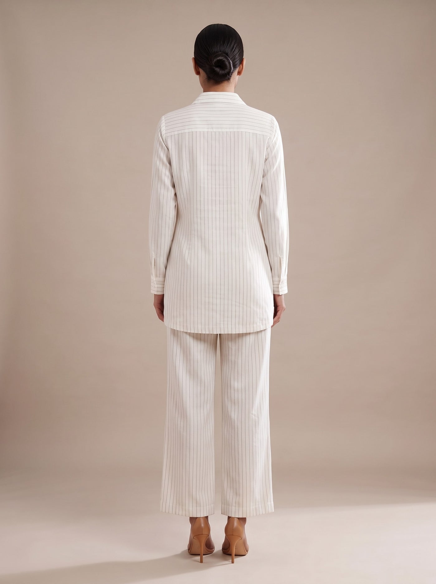 The Ivory Pintuck Set — studio shot, Pummy Walia