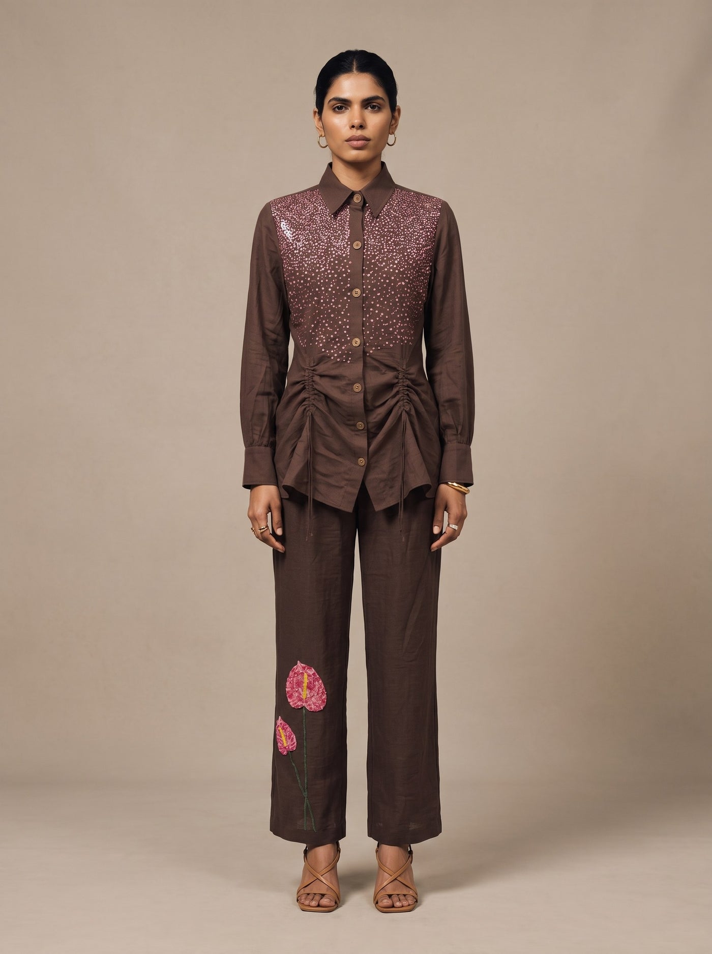 The Cocoa Anthurium Set — studio shot, Pummy Walia