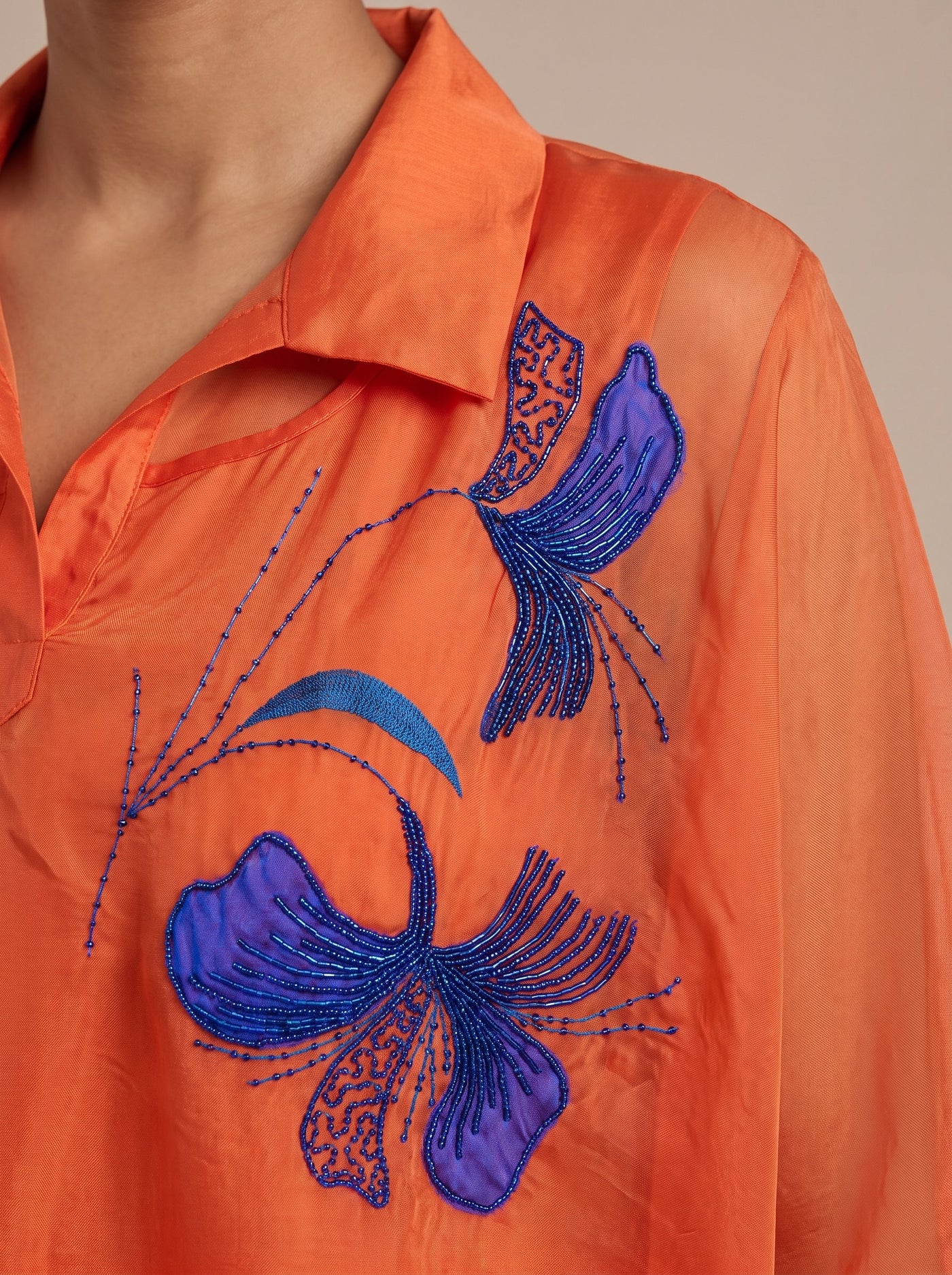 The Marigold Cape Set — studio shot, Pummy Walia
