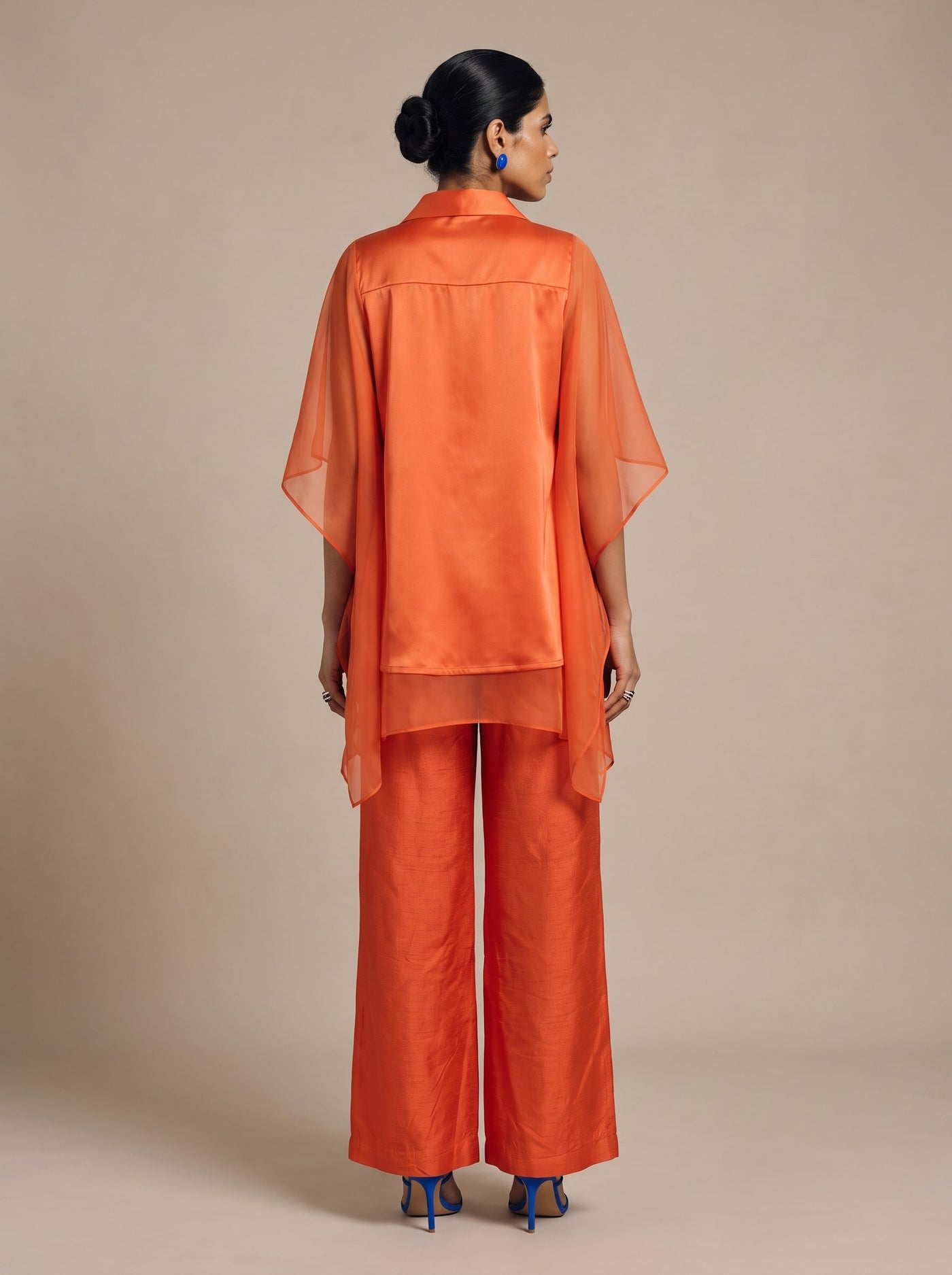 The Marigold Cape Set — studio shot, Pummy Walia